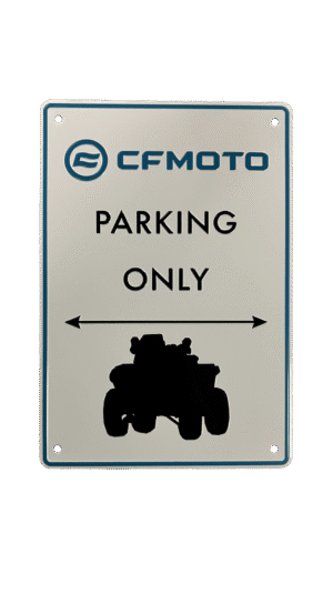 Plechová cedule CFMOTO ATV Parking