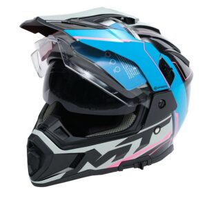 Enduro helma CFMOTO MT (černá/modrá/růžová), L