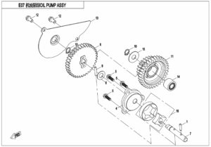 E07 OIL PUMP ASSY