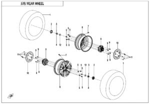 F11 REAR WHEEL