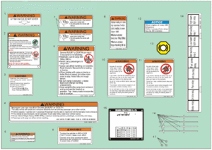 F19-1 DECAL KITS (WARNING)