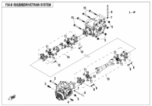 F30-B DRIVETRAIN SYSTEM(2018 VERSION)