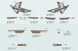 F19-1 DECALS(Nebula Black)