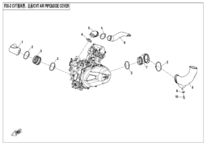 F00-2 CVT AIR PIPE@^SIDE COVER