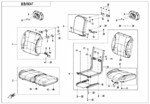 F13-A SEAT(WITHOUT HEATING FUNCTION)