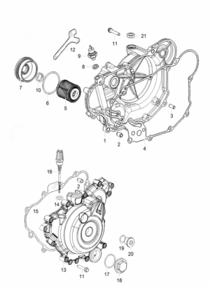 E04 CRANKCASE COVER