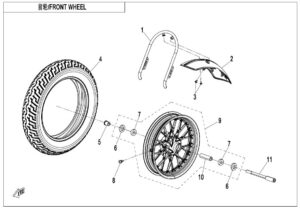 F07 FRONT WHEEL