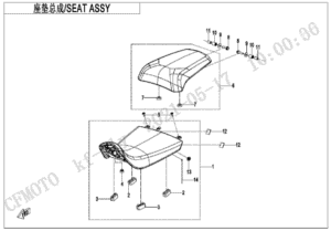 F13-B SEAT ASSY(EXPLORE EDITION)