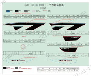F19-2-C DECAL KITS (KNIGHT BLACK)