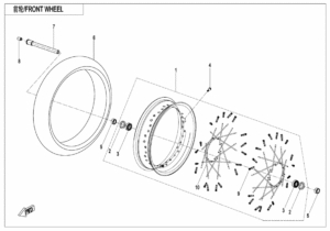 F07 FRONT WHEEL
