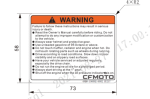 F19-1 WARNING DECAL