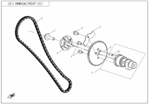 E02-4 CAMSHAFT ASSY