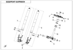 F05-A FRONT SUSPENSION(ZEPHYR BLUE)