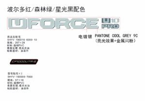 F19-2-C DECAL KITS(FOREST GREEN)