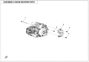 F00 ENGINE MOUNTING PARTS