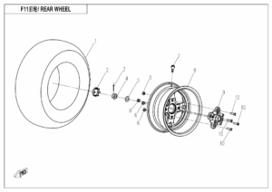F11 REAR WHEEL