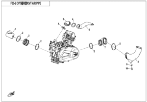 F00-2 CVT AIR PIPE
