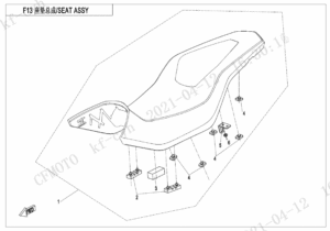 F13-C SEAT(GREY)