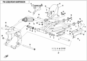 F06-V2 REAR SUSPENSION(SHOCK ABSORBER-KYB)