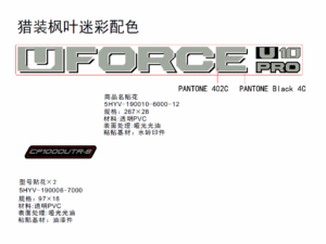 F19-2-D DECAL KITS(TIMBER CAMO)