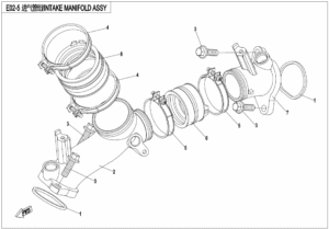 E02-5 INTAKE MANIFOLD ASSY.