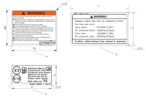 F19-1 WARNING DECAL