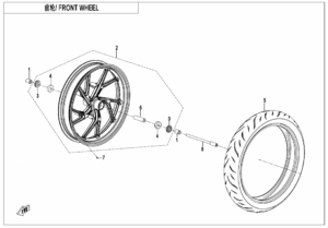F07 FRONT WHEEL