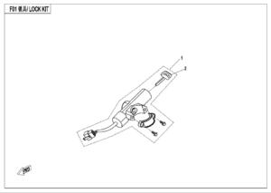 F01-A LOCK KIT(ORDINARY)