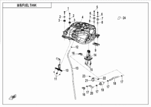 F12 FUEL TANK