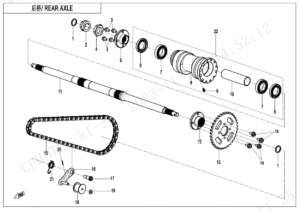 F33-V2 REAR AXLE