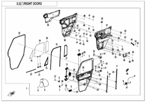 F80-5 RIGHT DOORS