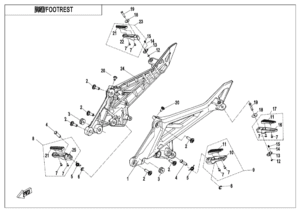 F14-B FOOTREST(ABS)