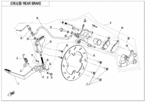 F08-A-2 REAR BRAKE(KAILING)