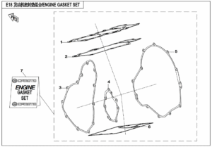E18 ENGINE GASKET SET