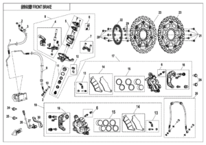 F08-1 FRONT BRAKE(ABS)
