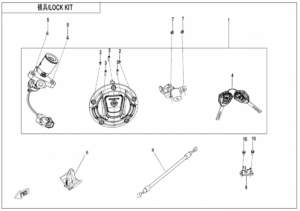 F01 LOCK KIT