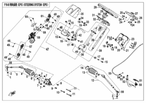 F10-B-A STEERING SYSTEM(WITH EPS,SOMIC STEERING TIE‑ROD)