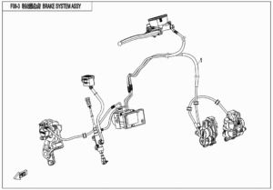 F08-3 BRAKE ASSY