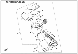 F41 AIR FILTER ASSY