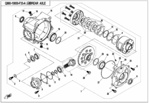 F33-A REAR AXLE(AUTOMATIC DIFFERENTIAL LOCK)