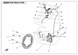 F08-A-1 FRONT BRAKE SYSTEM(JJUAN)