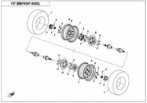 F07 FRONT WHEEL