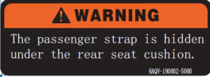 F19-2 SAFETY BELT LEBEL