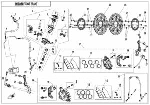 F08-1-B-V3 FRONT BRAKE(ABS)