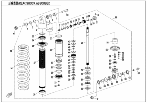 F06-2-B REAR SHOCK ABSORBER(GAS,RUSSIA)