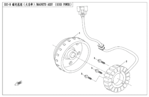 E03-B MAGNETO ASSY(HIGH-POWER)