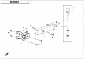 F40 TOWBAR(BOLT CONNECTION)