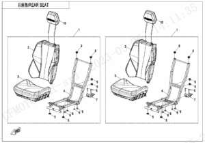 F13-2-V1 REAR SEAT