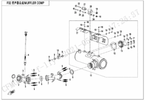 F02-B MUFFLER(EU 167)