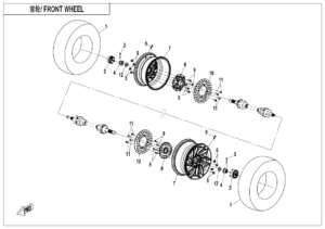 F07 FRONT WHEEL
